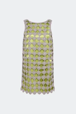 New SIMON MILLER Sinasina crochet mini dress