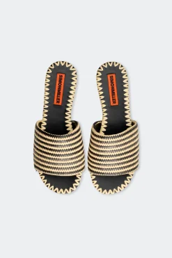 Best SIMON MILLER Stripestripe raffia salerno sandal