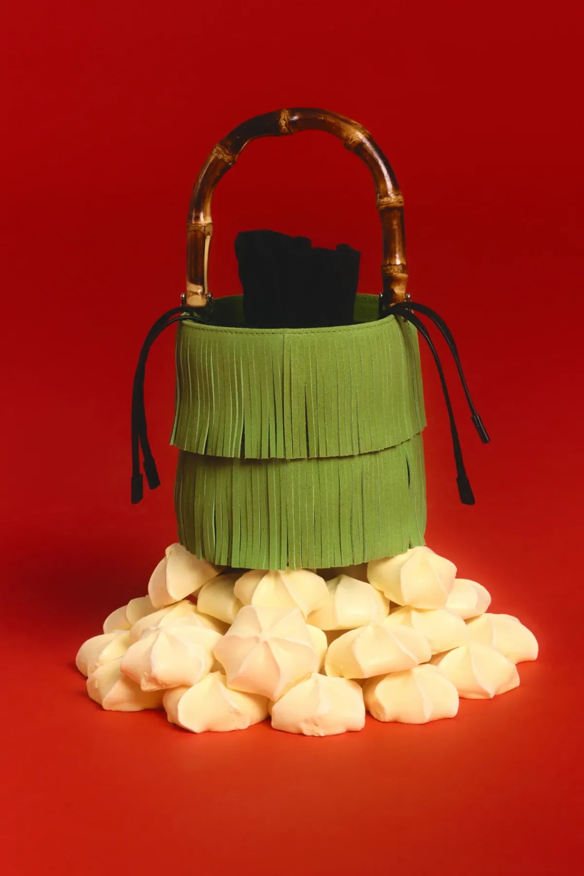 Discount SIMON MILLER Tikitiki fringe suede bag