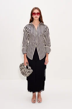 Discount SIMON MILLER Zaza za knit fringe skirt