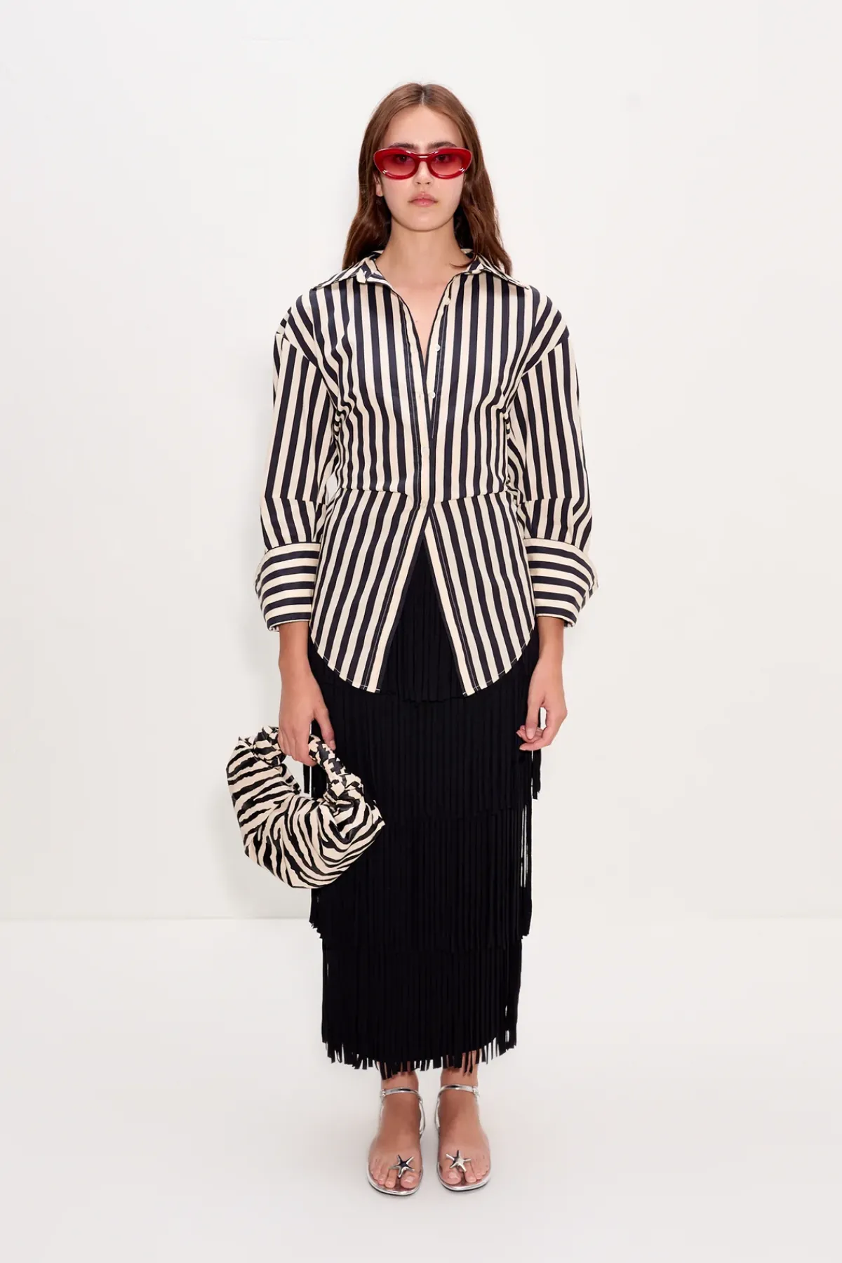 Discount SIMON MILLER Zaza za knit fringe skirt