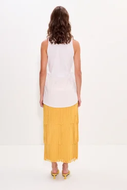 Best SIMON MILLER Zaza za knit fringe skirt