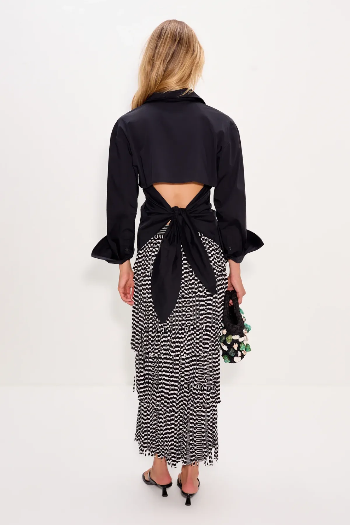 Hot SIMON MILLER Zaza za knit fringe skirt
