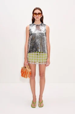 Discount SIMON MILLER Zerazera crochet mini skirt