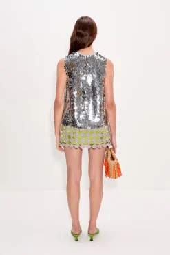 Discount SIMON MILLER Zerazera crochet mini skirt