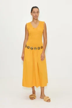 Discount SIMON MILLER Zinizini poplin dress
