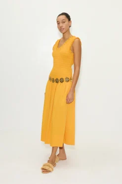 Discount SIMON MILLER Zinizini poplin dress