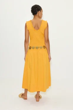 Discount SIMON MILLER Zinizini poplin dress